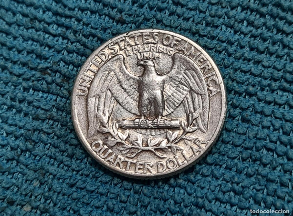 Monedas antiguas de Am&eacute;rica: Estados Unidos, Quarter Dollar 1955