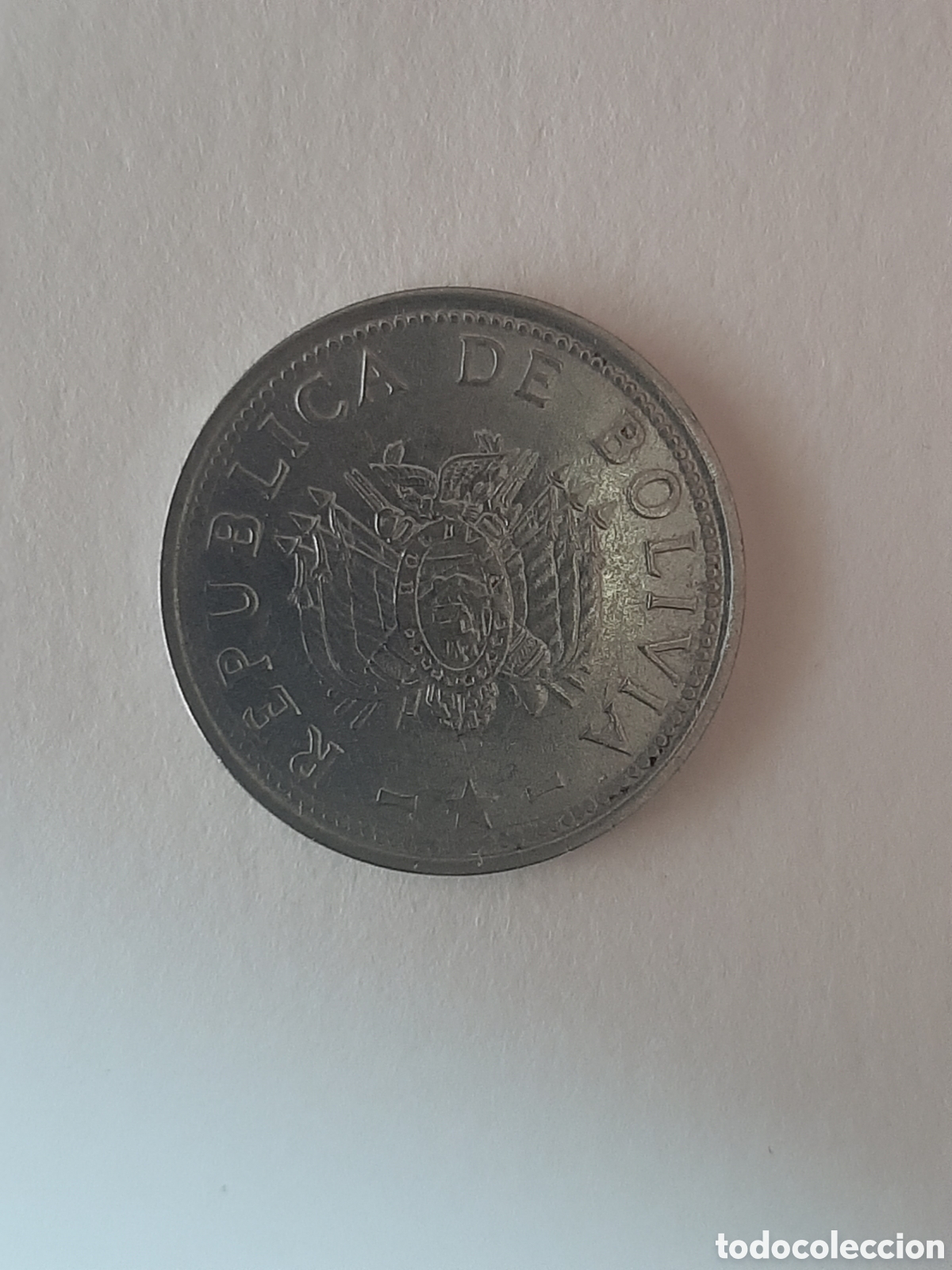 Monedas antiguas de Am&eacute;rica: BOLIVIA REPUBLICA 50 CENTAVOS 2008