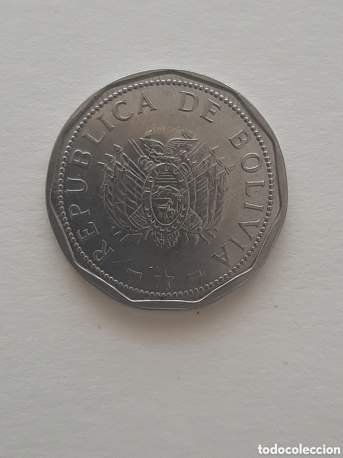 Monedas antiguas de Am&eacute;rica: BOLIVIA REPUBLICA 2 BOLIVIANOS 2008