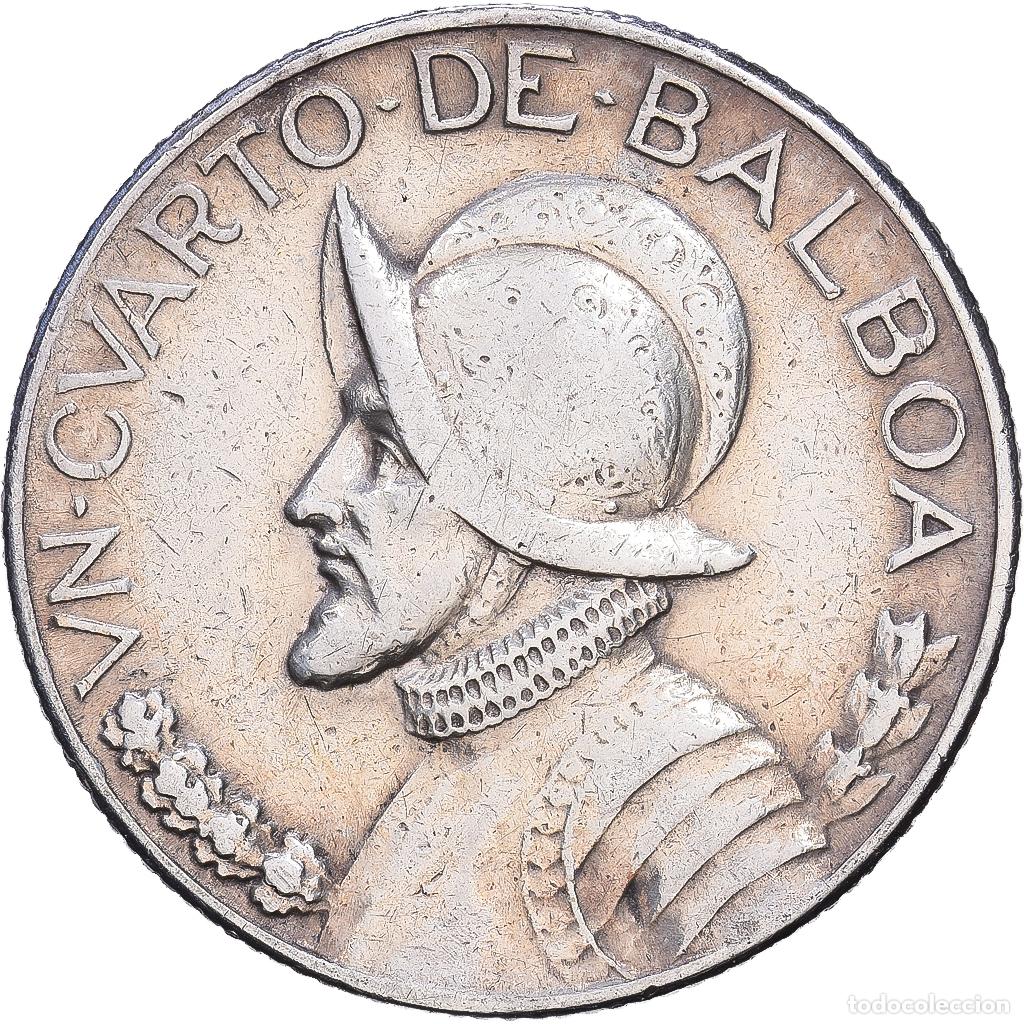 Monedas antiguas de Am&eacute;rica: [#1547741] Panam&aacute;, 1/4 Balboa, 1930, Plata, MBC, KM:11