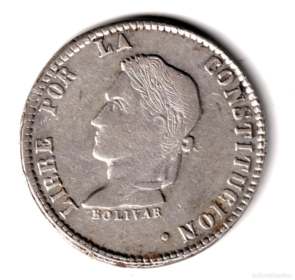 Monedas antiguas de Am&eacute;rica: BOLIVIA 4 soles plata 1859 FJ. Potos&iacute;