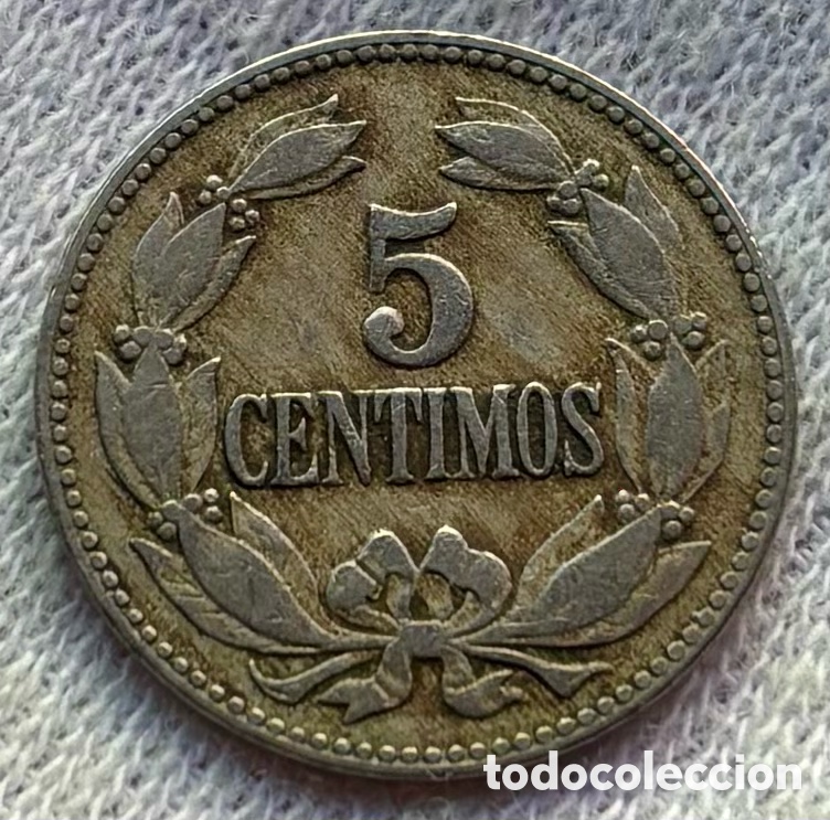 Monedas antiguas de Am&eacute;rica: Moneda VENEZUELA 5 C&eacute;ntimos 1946 - Foto 2
