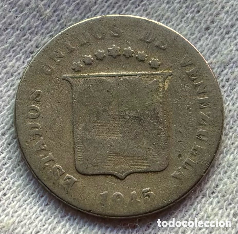 Monedas antiguas de Am&eacute;rica: Moneda VENEZUELA 12 1/2 C&eacute;ntimos 1945