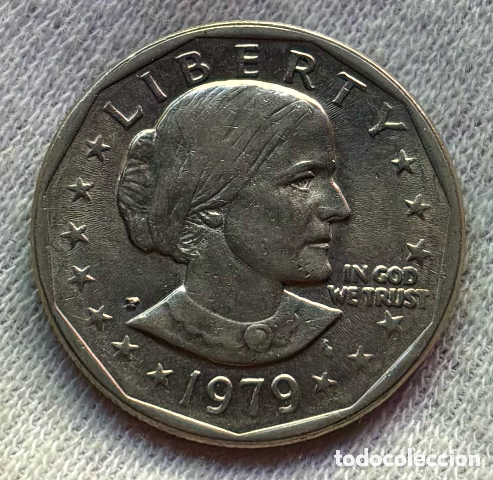 Monedas antiguas de Am&eacute;rica: Moneda USA 1 D&oacute;lar 1979-P. Susan Anthony. Estados Unidos EEUU Dollar