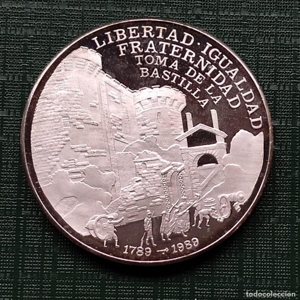 Monedas antiguas de Am&eacute;rica: CUBA - 10 PESOS - 1989 - 200 ANIVERSARIO REVOLUCI&Oacute;N FRANCESA - RARA - BASTILLA - 2000 EJEMPLARES
