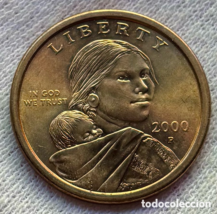 Monedas antiguas de Am&eacute;rica: Moneda USA 1 D&oacute;lar 2000-P Sacagawea SC- . Estados Unidos EEUU Dolllar