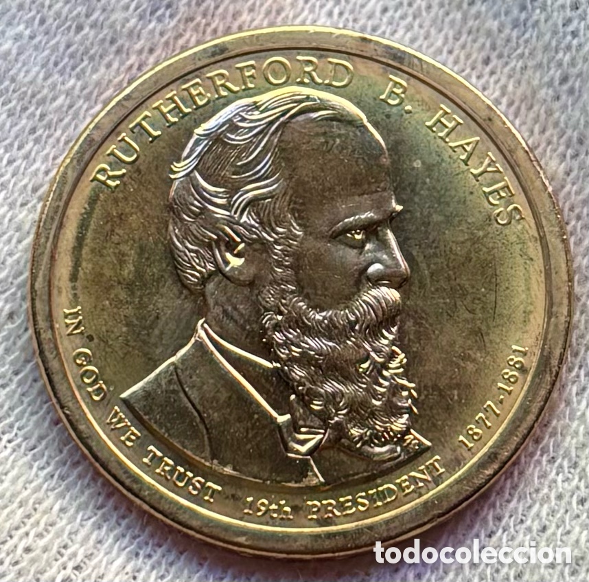 Monedas antiguas de Am&eacute;rica: Moneda USA 1 D&oacute;lar 2011-P Rutherford B. Hayes SC. Estados Unidos EEUU Dollar