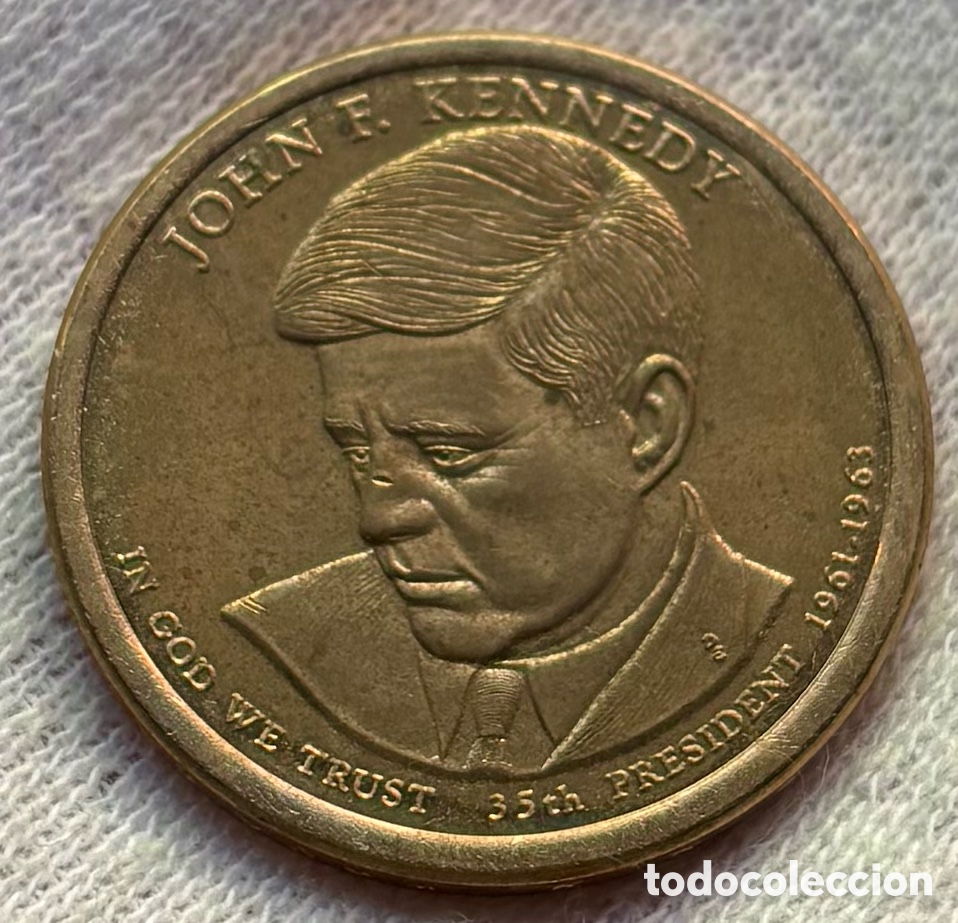 Monedas antiguas de Am&eacute;rica: Moneda USA 1 D&oacute;lar 2015-D John F. Kennedy . Estados Unidos Dollar