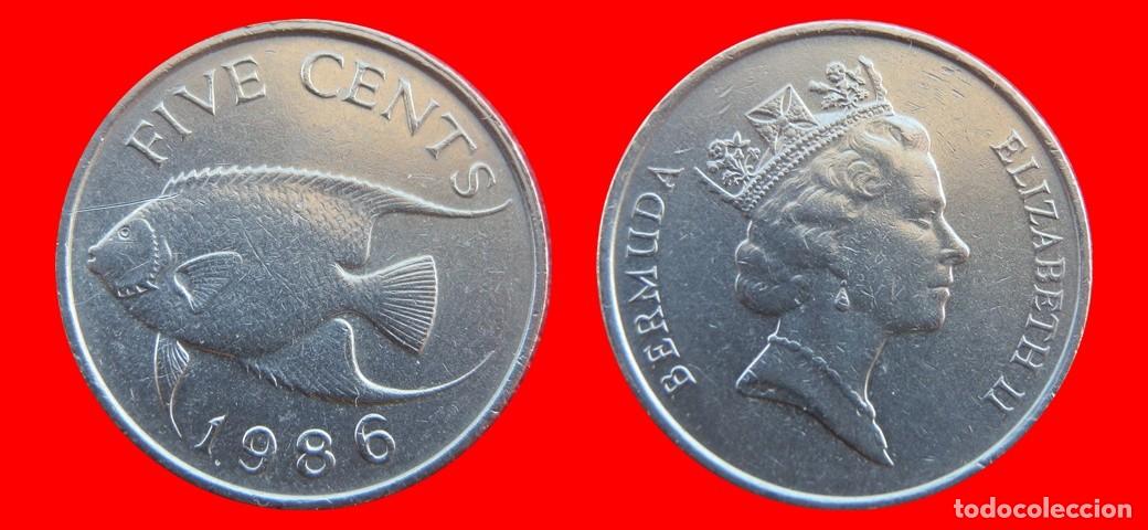 Monedas antiguas de Am&eacute;rica: 5 CENTAVOS 1986 BERMUDA-157035