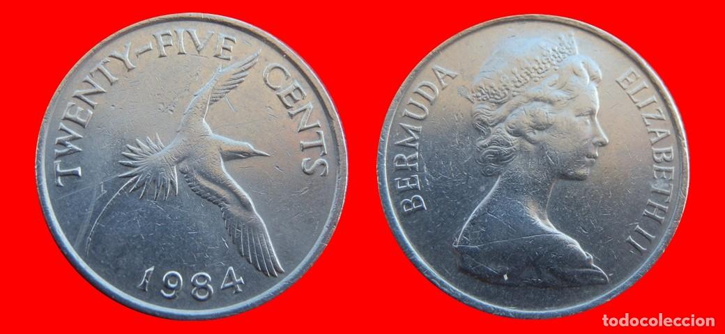 Monedas antiguas de Am&eacute;rica: 25 CENTAVOS 1984 BERMUDA-157040