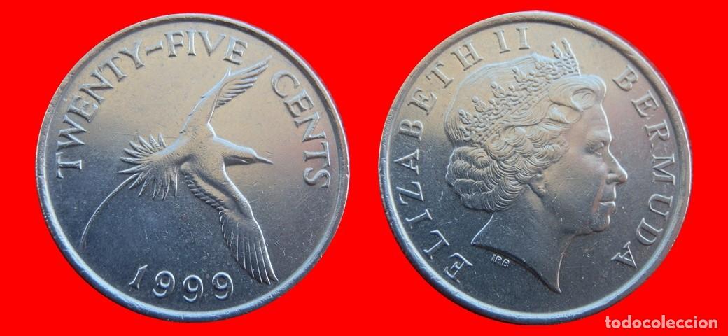 Monedas antiguas de Am&eacute;rica: 25 CENTAVOS 1999 BERMUDA-157042