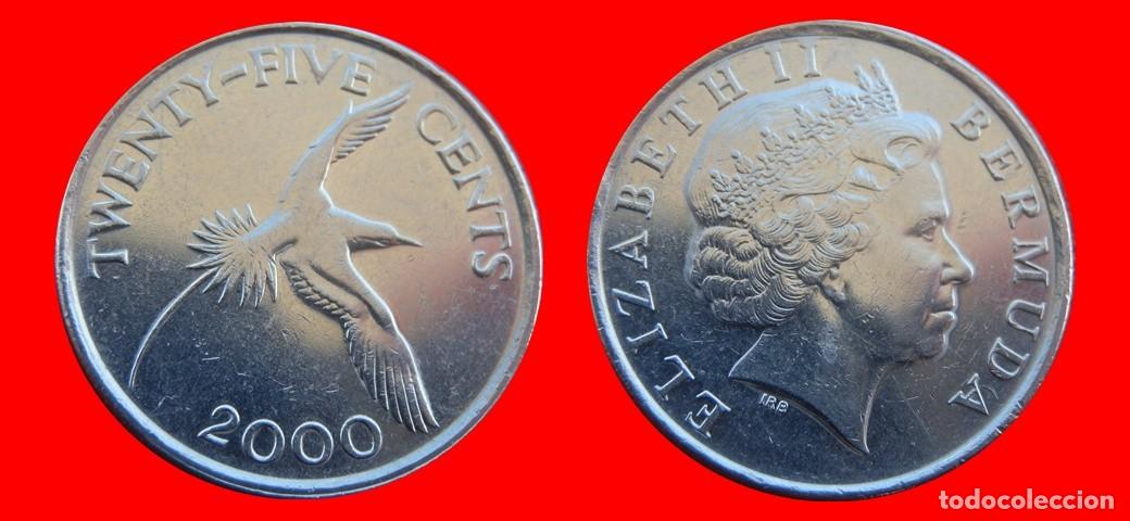 Monedas antiguas de Am&eacute;rica: 25 CENTAVOS 2000 BERMUDA-157043