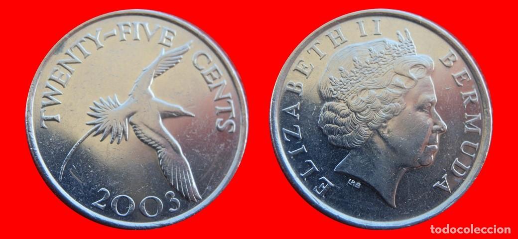 Monedas antiguas de Am&eacute;rica: 25 CENTAVOS 2003 BERMUDA-157044