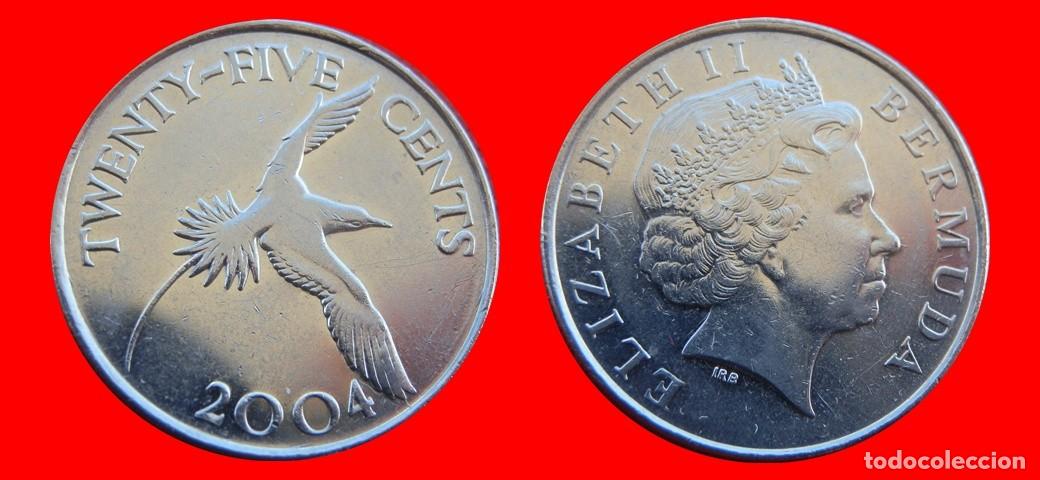 Monedas antiguas de Am&eacute;rica: 25 CENTAVOS 2004 BERMUDA-157045