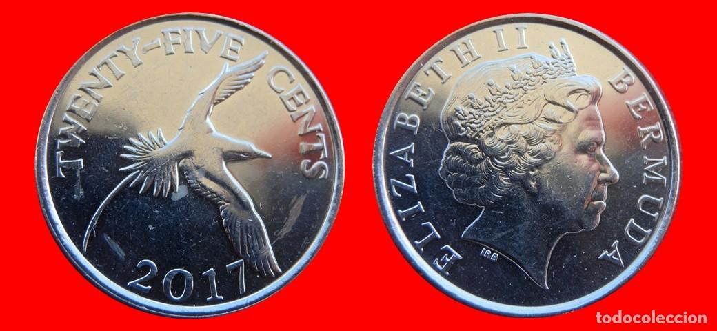 Monedas antiguas de Am&eacute;rica: 25 CENTAVOS 2017 BERMUDA-157047