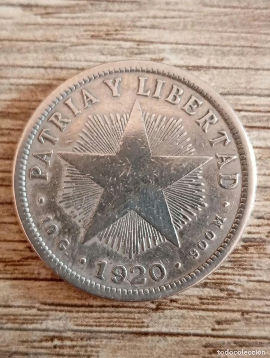 Monedas antiguas de Am&eacute;rica: Cuba,20 Centavos de Plata a&ntilde;o 1920