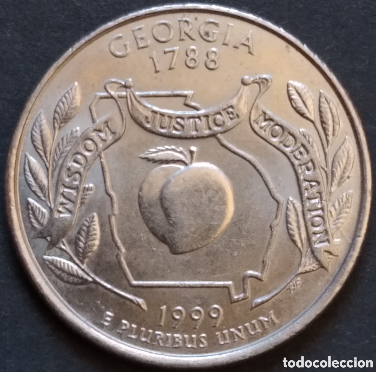 Monedas antiguas de Am&eacute;rica: MONEDA - EEUU / ESTADOS UNIDOS / USA QUARTER 1999 P GEORGIA