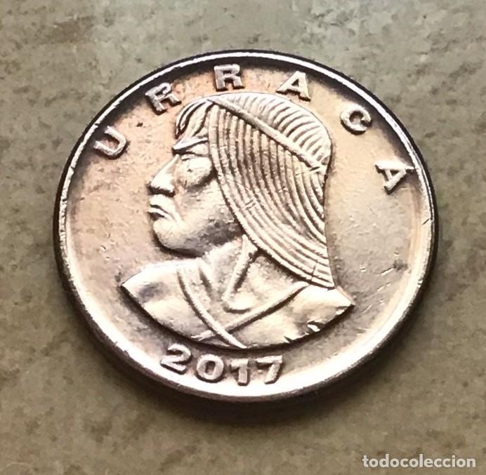 Monedas antiguas de Am&eacute;rica: 1 cent&eacute;simo de Balboa de Panam&aacute;. A&ntilde;o 2017