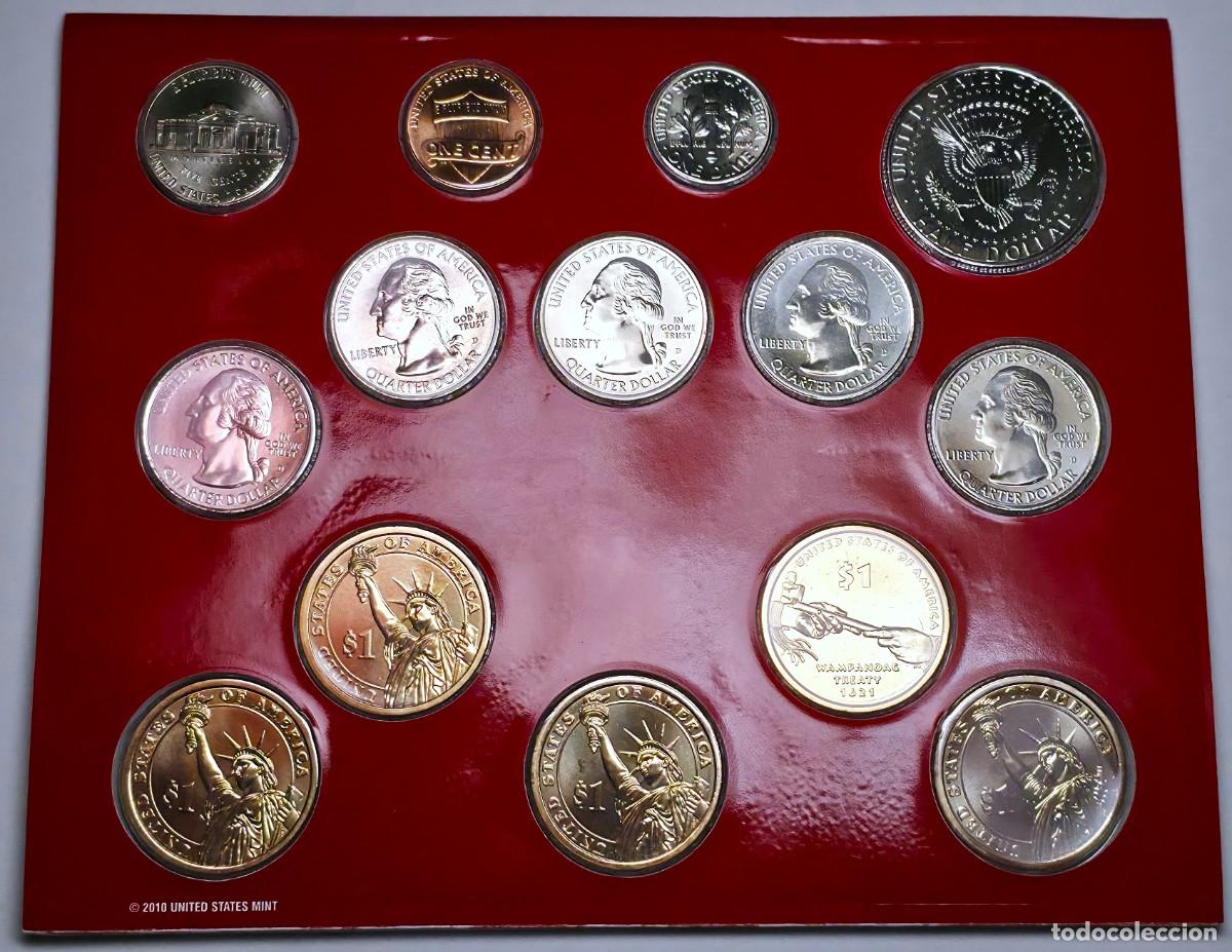 Monedas antiguas de Am&eacute;rica: SET MONEDAS ESTADOS UNIDOS 2011 DENVER D. 14 MONEDAS SC