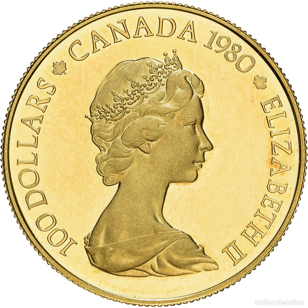 Monedas antiguas de Am&eacute;rica: [#1118114] Canad&aacute;, Elizabeth II, 100 Dollars, Territoires arctiques, 1980, Ottawa, Prueba