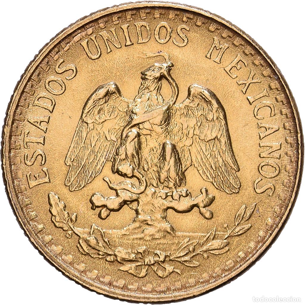 Monedas antiguas de Am&eacute;rica: [#1552558] M&eacute;xico, 2 Pesos, 1945, Mexico City, Oro, EBC, KM:461