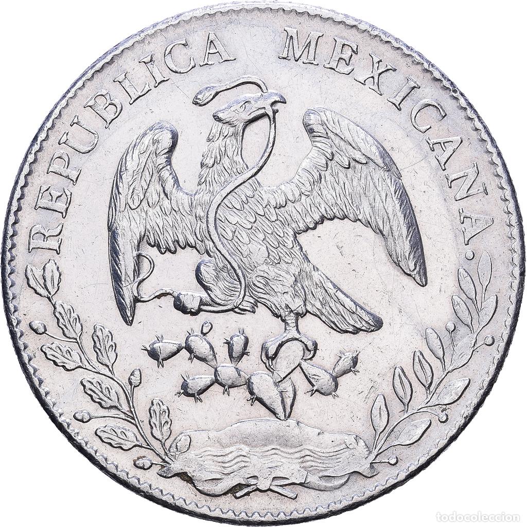 Monedas antiguas de Am&eacute;rica: [#1118274] M&eacute;xico, 8 Reales, 1897, Zacatecas, Chinese chopmarks, Plata, EBC, KM:377.13