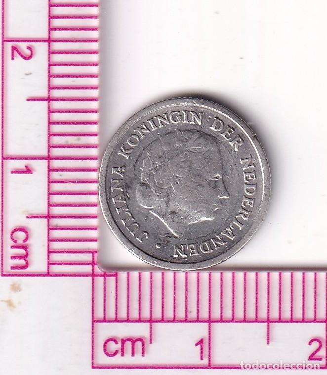 Monedas antiguas de Am&eacute;rica: CR5136 MONEDA ANTILLAS NEERLANDESAS D&Eacute;CIMA DE GULDEN 1956 PLATA 0,640