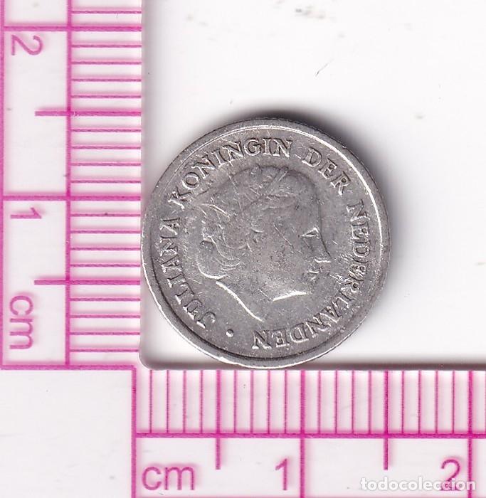 Monedas antiguas de Am&eacute;rica: CR5139 MONEDA ANTILLAS NEERLANDESAS D&Eacute;CIMA DE GULDEN 1960 PLATA 0,640