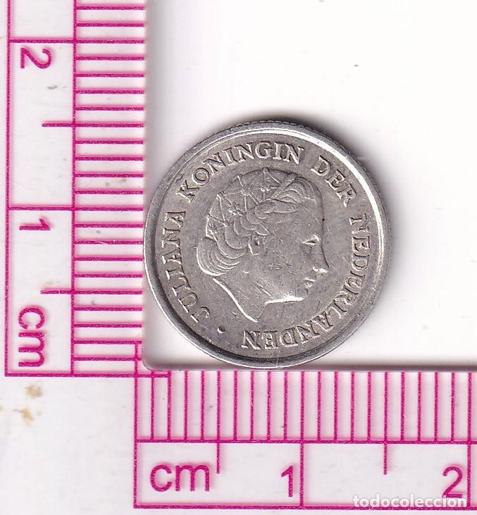 Monedas antiguas de Am&eacute;rica: CR5145 MONEDA ANTILLAS NEERLANDESAS D&Eacute;CIMA DE GULDEN 1970 PLATA 0,640