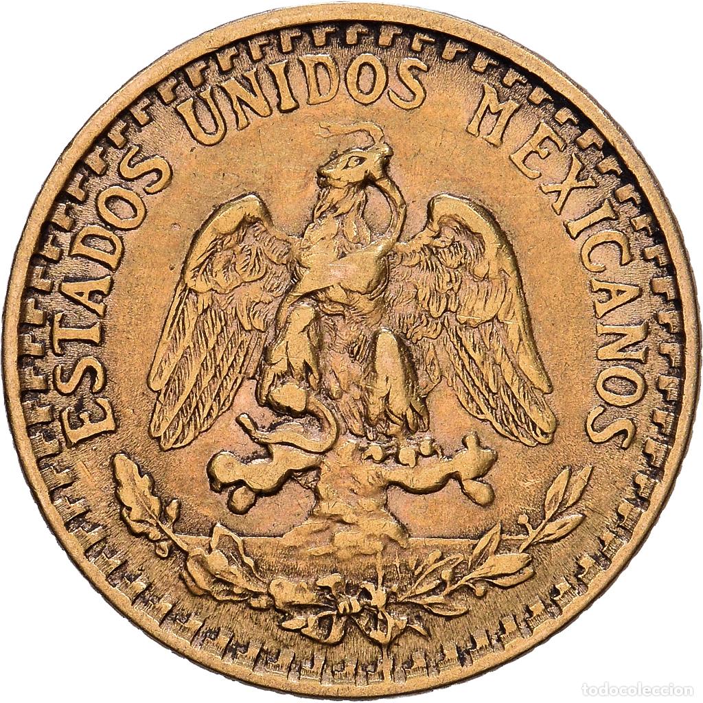 Monedas antiguas de Am&eacute;rica: [#1118256] M&eacute;xico, 2 Pesos, 1920, Mexico City, EBC, Oro, KM:461