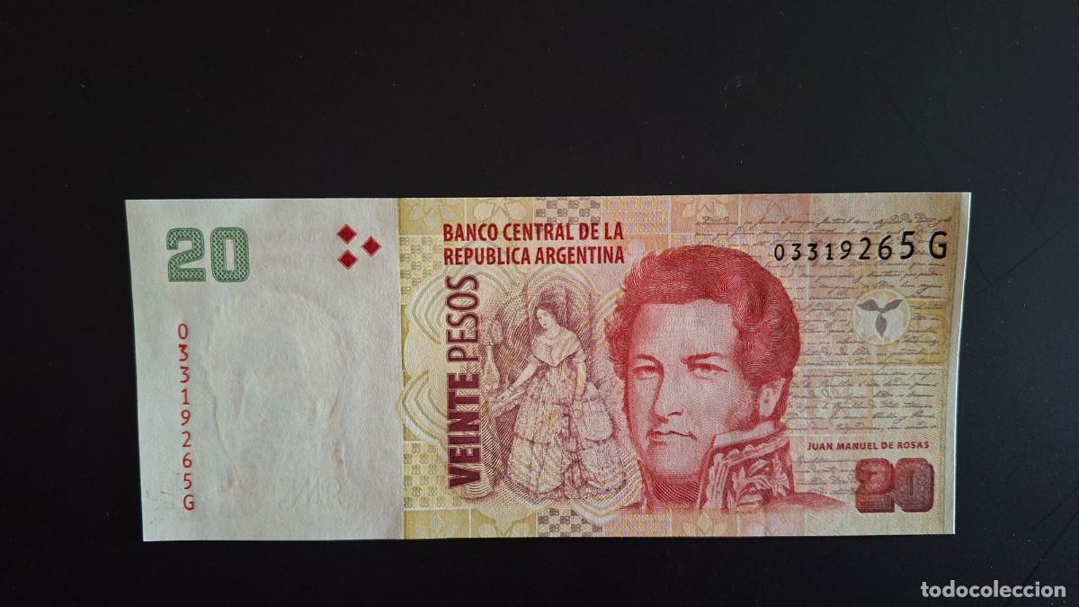 Monedas antiguas de Am&eacute;rica: ARGENTINA 20 PESOS 2018-2020 P-355b.2 SC