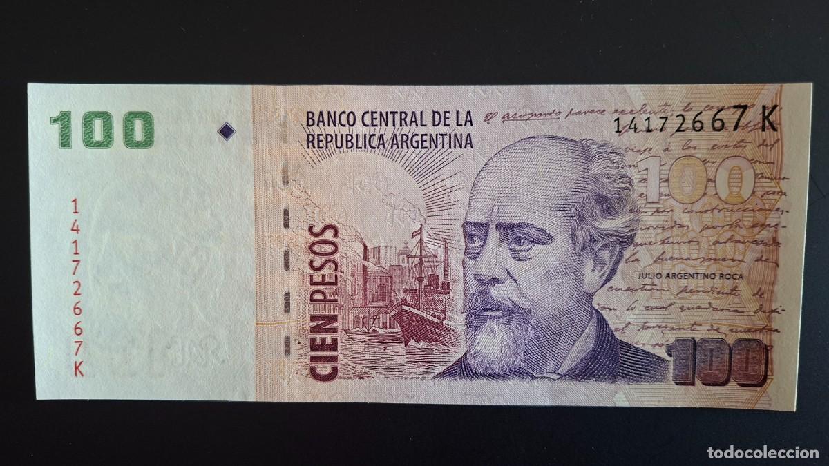 Monedas antiguas de Am&eacute;rica: ARGENTINA 100 PESOS 2007-2010 P-357a.3 SC