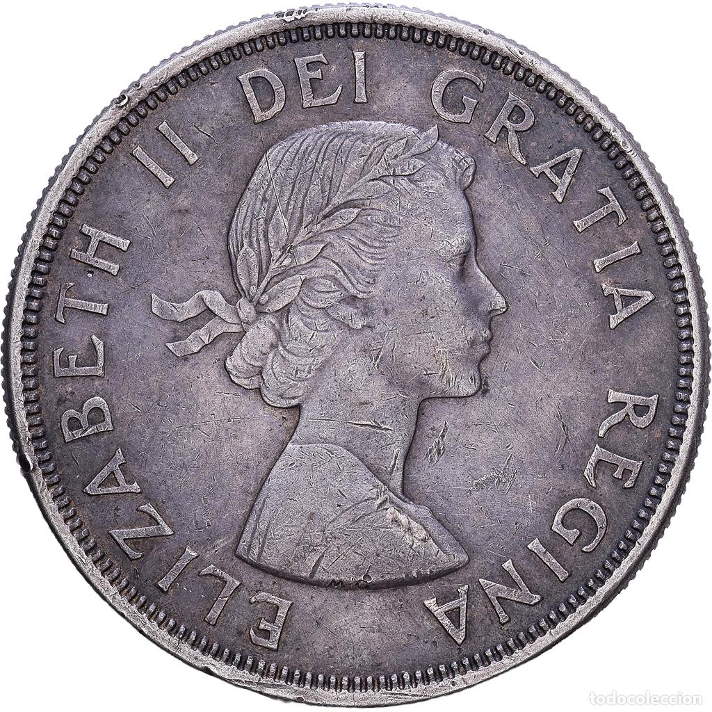Monedas antiguas de Am&eacute;rica: [#1118138] Canad&aacute;, Elizabeth II, Dollar, 1964, Royal Canadian Mint, Plata, MBC, KM:58