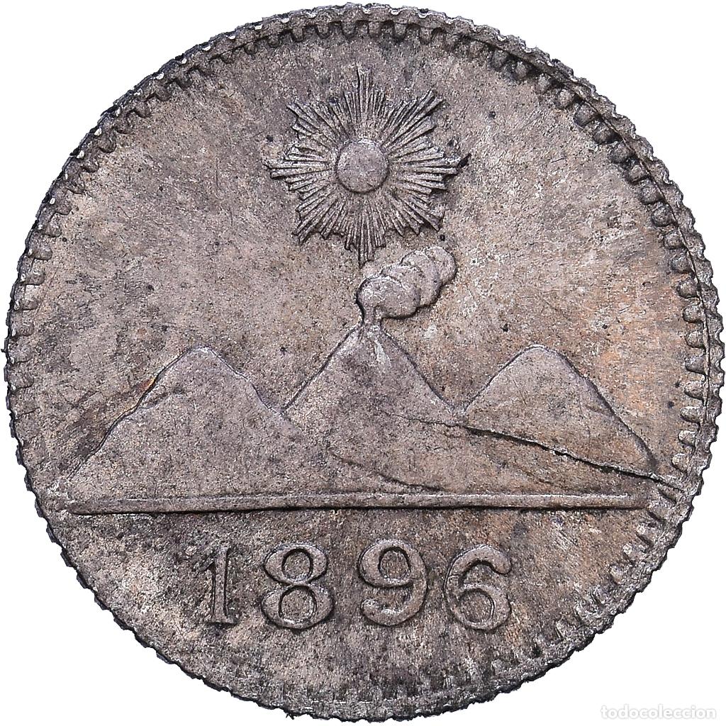 Monedas antiguas de Am&eacute;rica: [#1118158] Guatemala, 1/4 R&eacute;al, 1896, Casa da Moeda, Plata, MBC+, KM:162