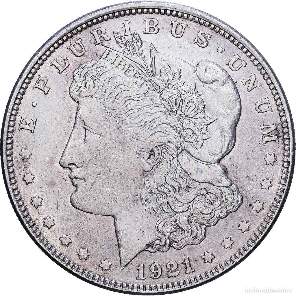 Monedas antiguas de Am&eacute;rica: [#1203500] Estados Unidos, Dollar, Morgan Dollar, 1921, Philadelphia, Plata, MBC+, KM:110