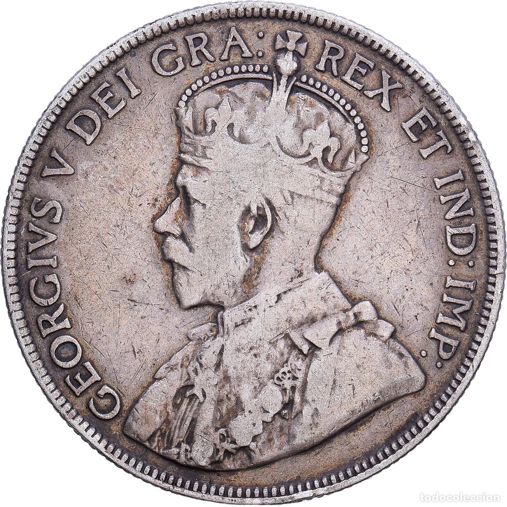 Monedas antiguas de Am&eacute;rica: [#1118220] Moneda, Canad&aacute;, George V, 50 Cents, 1919, Royal Canadian Mint, Ottawa, BC+