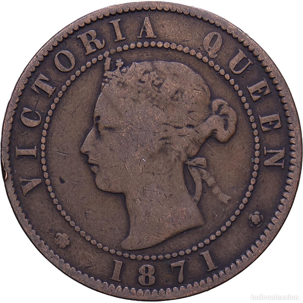 Monedas antiguas de Am&eacute;rica: [#1535156] ISLA DEL PR&Iacute;NCIPE EDUARDO, Victoria, 1 Cent, 1871, Heaton, Bronce, BC+, KM:4