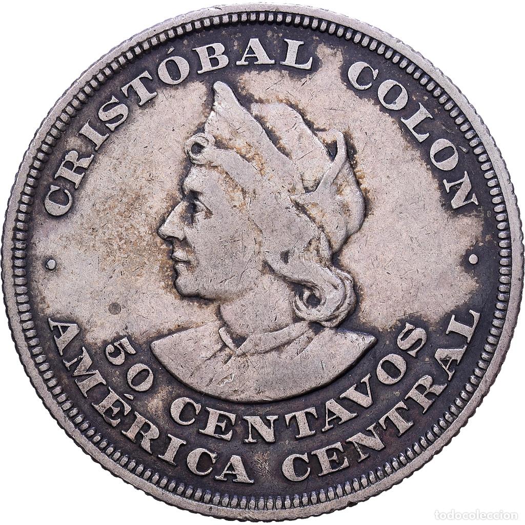 Monedas antiguas de Am&eacute;rica: [#1535222] El Salvador, 50 Centavos, 1892, San Salvador, Plata, BC+, KM:113