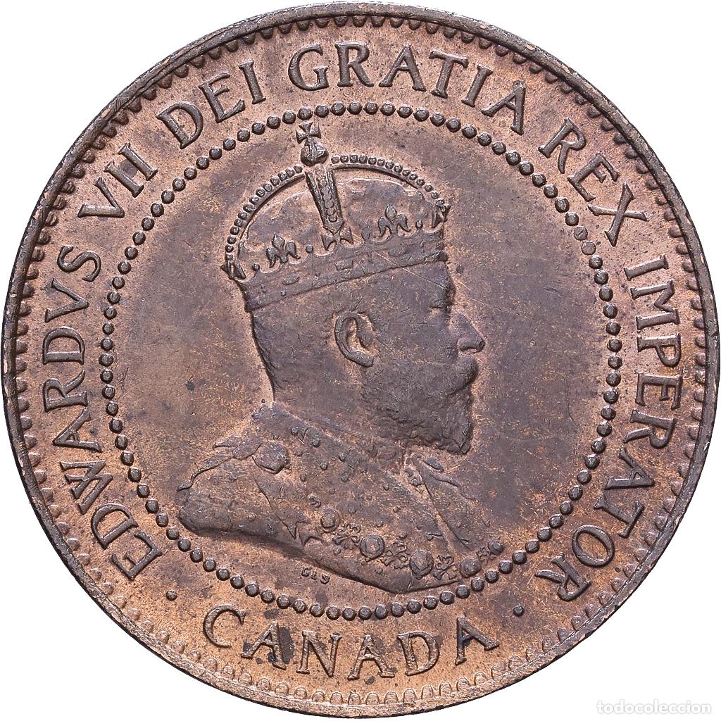 Monedas antiguas de Am&eacute;rica: [#1535178] Canad&aacute;, Edward VII, 1 Cent, 1907, Ottawa, Bronce, EBC, KM:8