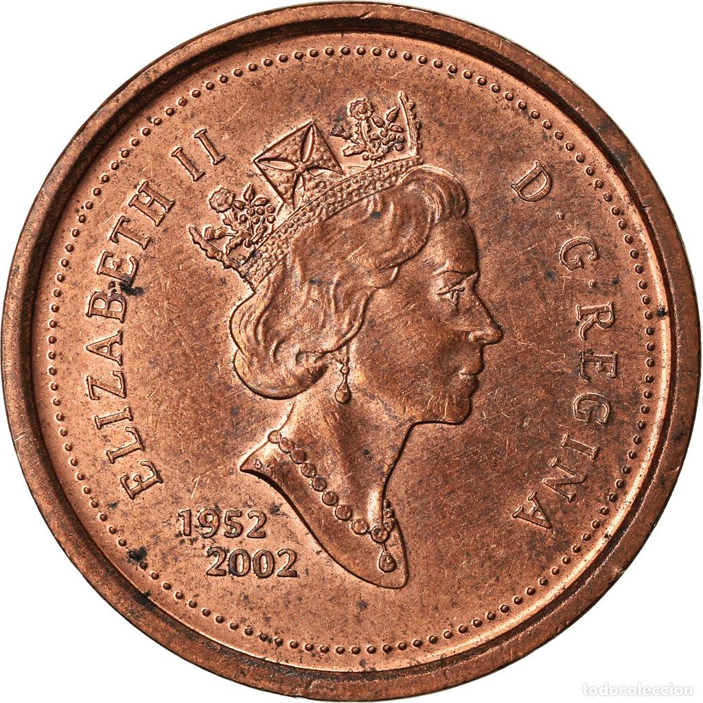 Monedas antiguas de Am&eacute;rica: [#757610] Moneda, Canad&aacute;, Elizabeth II, Cent, 2002, Royal Canadian Mint, MBC, Cobre