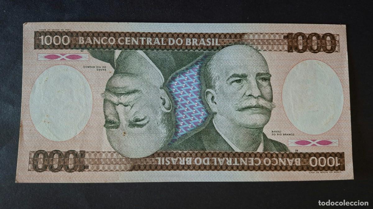 Monedas antiguas de Am&eacute;rica: BRASIL 1000 CRUZEIROS 1986 P-201d SC