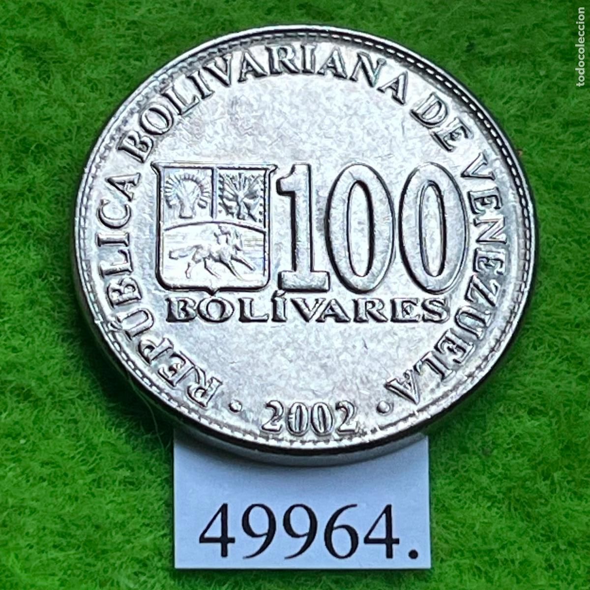 Monedas antiguas de Am&eacute;rica: Venezuela 100 bolivares 2002