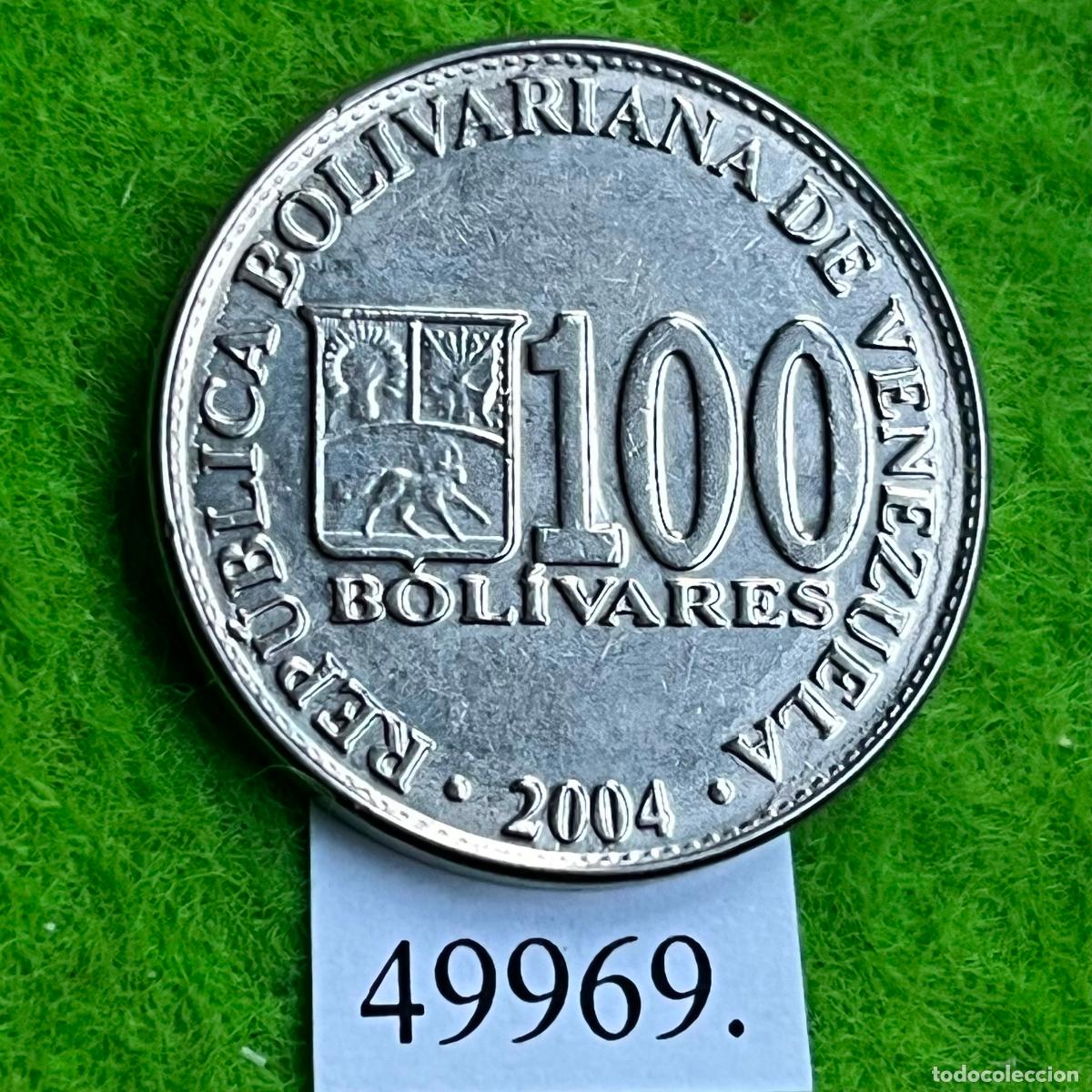 Monedas antiguas de Am&eacute;rica: Venezuela 100 bolivares 2004