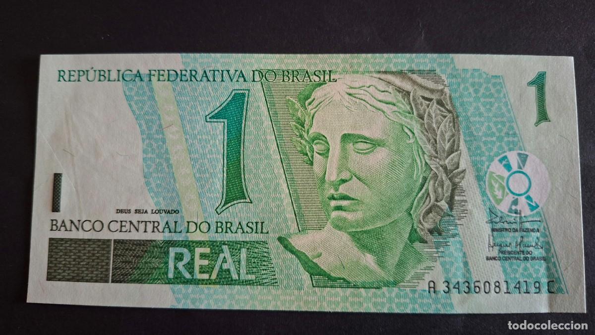 Monedas antiguas de Am&eacute;rica: BRASIL 1 REAL 2003 P-251a SC