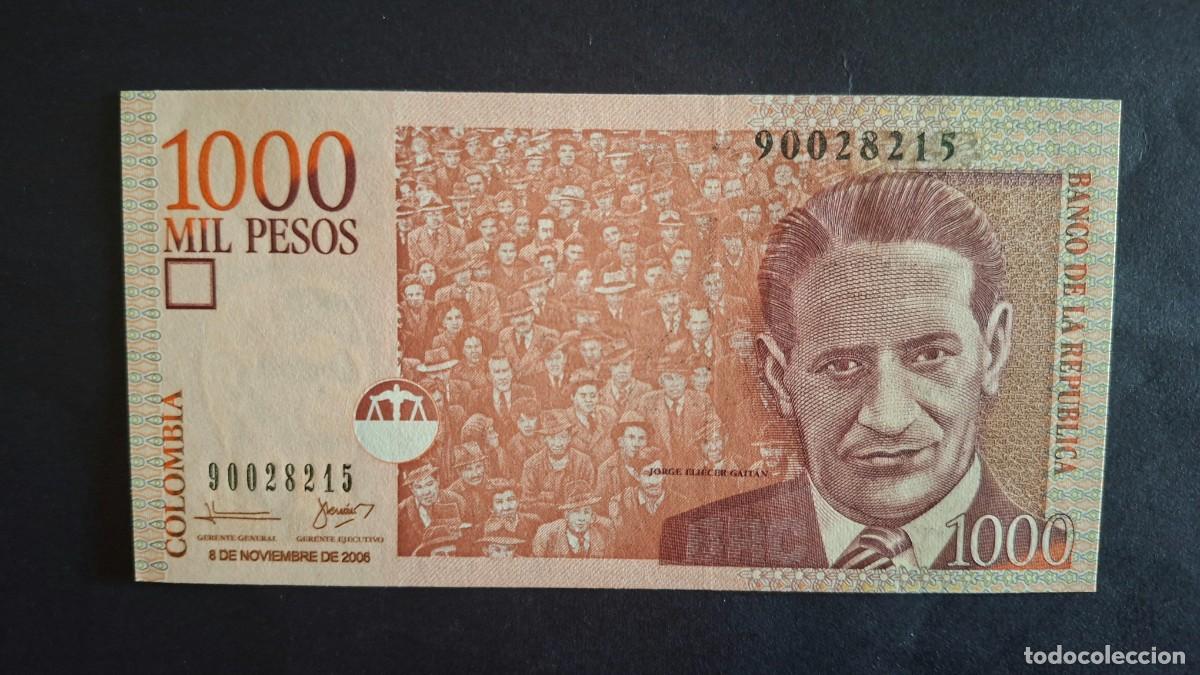Monedas antiguas de Am&eacute;rica: COLOMBIA 1000 PESOS 2006 P-456e SC
