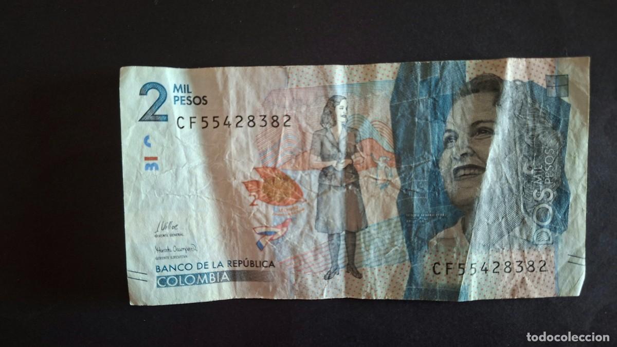Monedas antiguas de Am&eacute;rica: COLOMBIA 2000 PESOS 2021 P-458i BC