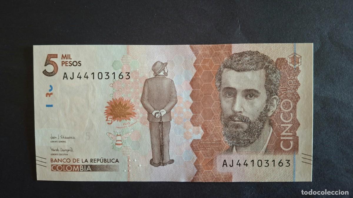 Monedas antiguas de Am&eacute;rica: COLOMBIA 5000 PESOS 2020 P-459f.1 SC