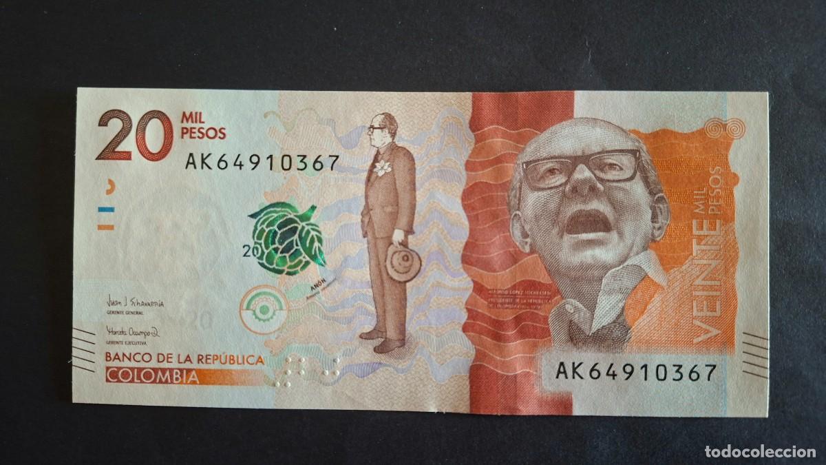 Monedas antiguas de Am&eacute;rica: COLOMBIA 20000 PESOS 2019 P-41e SC
