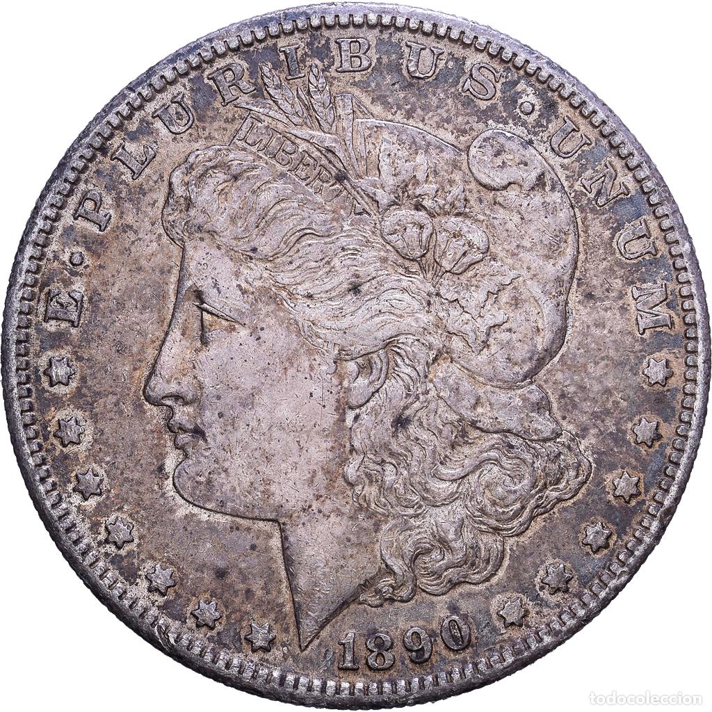 Monedas antiguas de Am&eacute;rica: [#1531303] Estados Unidos, Dollar, Morgan Dollar, 1890, San Francisco, Plata, MBC, KM:110