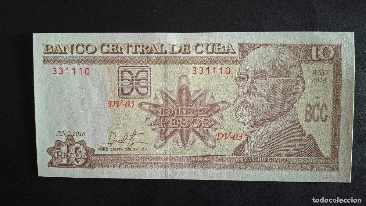 Monedas antiguas de Am&eacute;rica: CUBA 10 PESOS 2018 P-117t SC